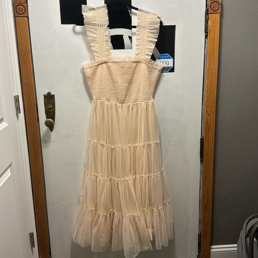 Baltic born tulle midi dress